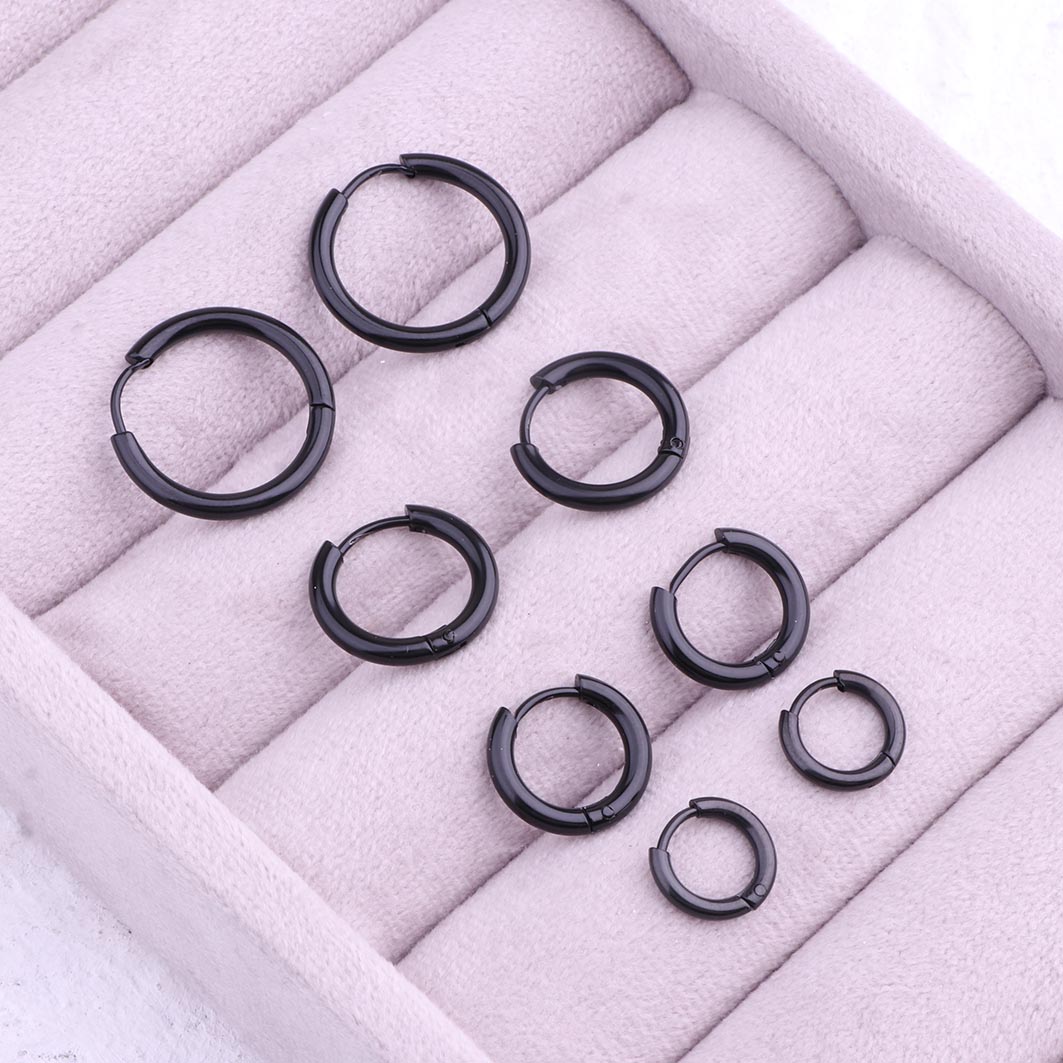گوشواره حلقه ای استیل مردانه