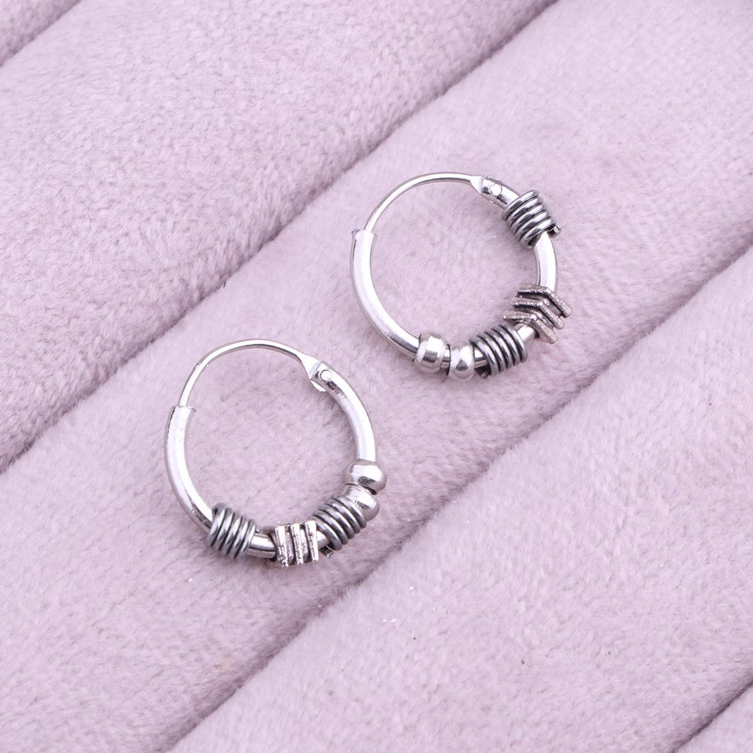 گوشواره حلقه ای استیل