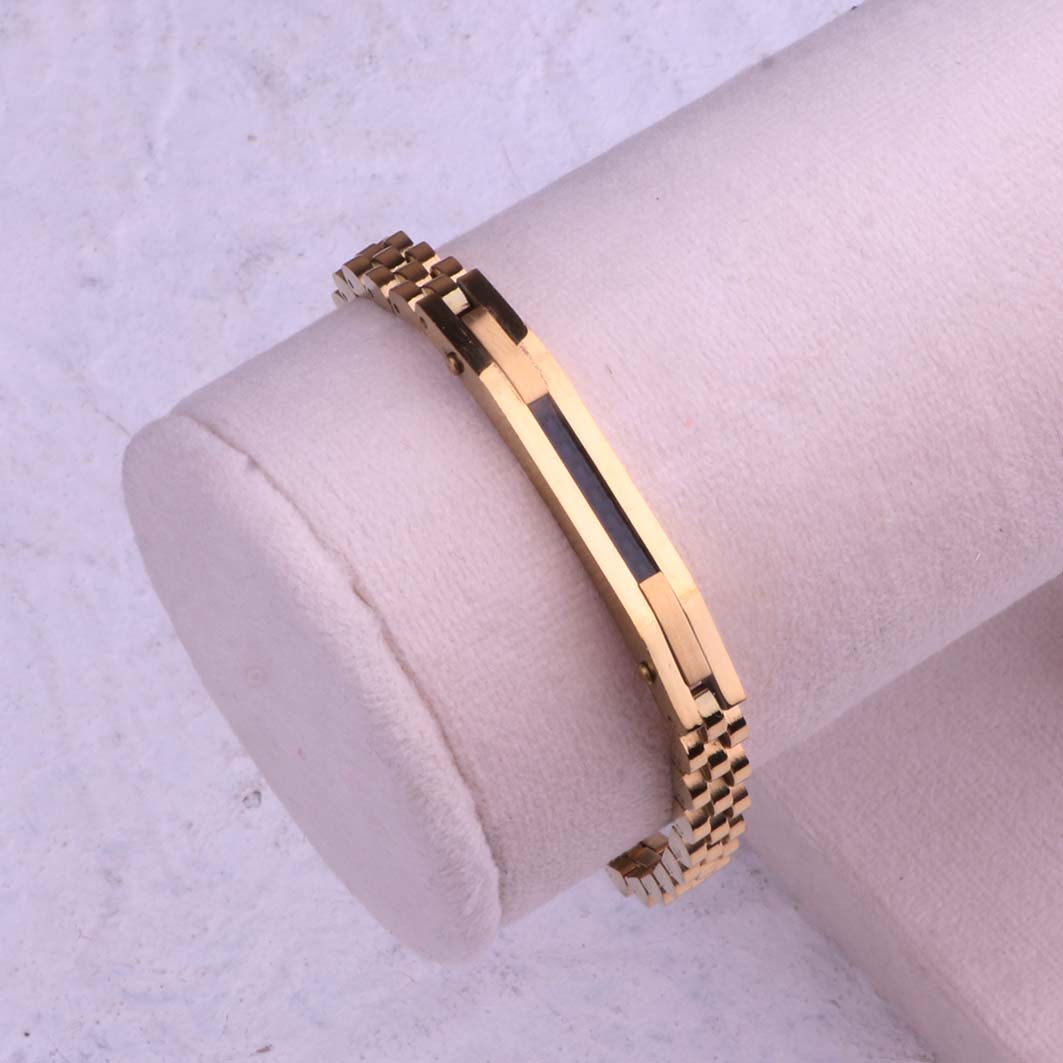 دستبند رولکس(Rolex) پلاکدار طلایی